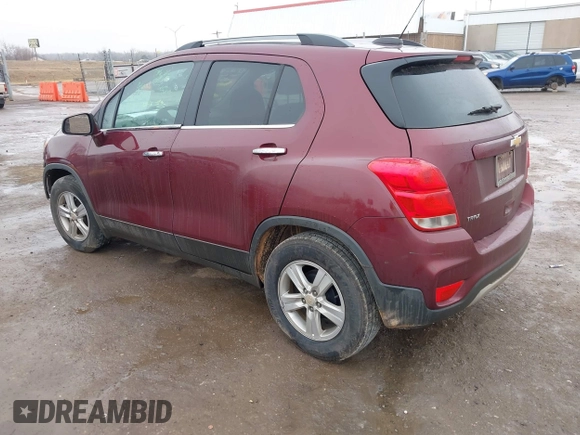 2017 Chevrolet Trax LT with VIN 3GNCJLSB3HL159787, listed as a IAAI auction lot 41450041 with 147,972 mi miles. Bid and sale history available at carsss.com. Image 3.