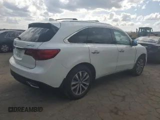 2015 Acura MDX Technology with VIN 5FRYD3H46FB005471, listed as a Copart auction lot 48311235 with 188,093 mi miles and Salvage title. Bid and sale history available at DreamBid. Image 3.