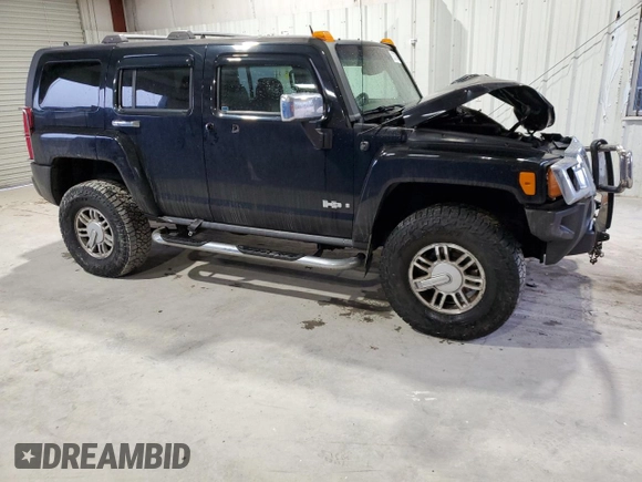2006 Hummer H3 with VIN 5GTDN136768115805, listed as a Copart auction lot 83317704 with 119,172 mi miles and Salvage Title. Bid and sale history available at DreamBid. Image 4.