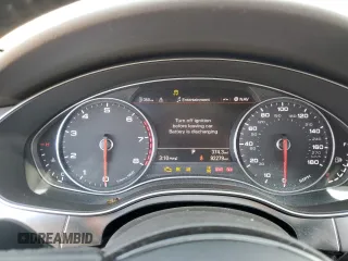 2015 Audi A6 Prestige with VIN WAUHGAFC8FN024576, listed as a Copart auction lot 56542995 with 92,279 mi miles and Salvage title. Bid and sale history available at DreamBid. Image 9.