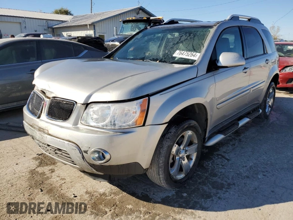 2007 Pontiac Torrent z VIN 2CKDL63F876047170, wystawiony jako Copart lot #76475264 z przebiegiem 112 275 mil mil oraz Szkody całkowita. Historia ofert i sprzedaży dostępna na DreamBid. Obrazek 1.