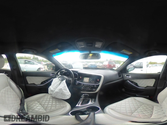 2015 Kia Optima SX Turbo with VIN 5XXGR4A69FG365072, listed as a IAAI auction lot 42295872 with 121,269 mi miles and . Bid and sale history available at DreamBid. Image 19.