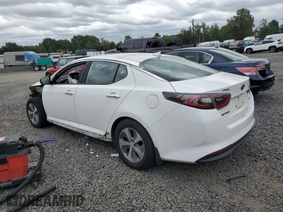 2014 Kia Optima Hybrid LX with VIN KNAGM4AD0E5070309, listed as a Copart auction lot 66709334 with 0 mi miles and Salvage Title. Bid and sale history available at carsss.com. Image 2.