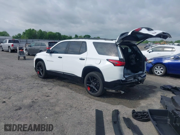 2023 Chevrolet Traverse Premier with VIN 1GNERKKW1PJ301414, listed as a IAAI auction lot 42022275 with 20,151 mi miles and . Bid and sale history available at DreamBid. Image 3.
