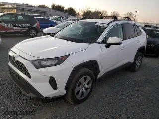 2021 Toyota RAV4 LE with VIN 2T3K1RFV4MC095954, listed as a Copart auction lot 88994575 with 80,722 mi miles and Salvage Title. Bid and sale history available at carsss.com. Image 1.