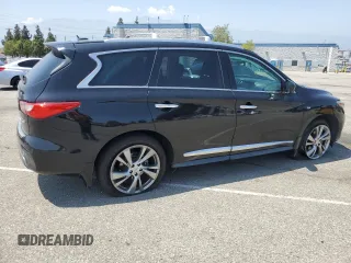 2014 Infiniti QX60 with VIN 5N1AL0MN5EC503803, listed as a Copart auction lot 59817765 with 106,968 mi miles and Salvage title. Bid and sale history available at DreamBid. Image 3.