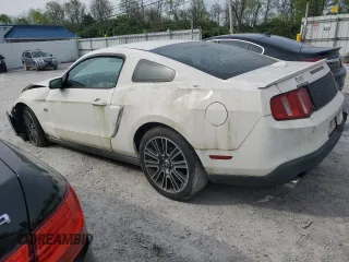 2010 Ford Mustang GT with VIN 1ZVBP8CH1A5115616, listed as a Copart auction lot 54581115 with Not Provided miles and Clean Title. Bid and sale history available at carsss.com. Image 2.