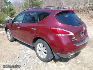 2011 Nissan Murano LE with VIN JN8AZ1MW8BW177494, listed as a IAAI auction lot 41982077 with 78,212 mi miles. Bid and sale history available at carsss.com. Image 3.
