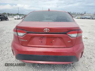 2021 Toyota Corolla LE with VIN 5YFEPMAE7MP146930, listed as a Copart auction lot 48510815 with 63,014 mi miles and Non Repairable. Bid and sale history available at carsss.com. Image 6.