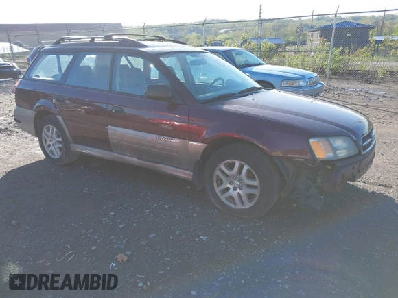2000 Subaru Legacy Outback with VIN 4S3BH6655Y7604458, listed as a IAAI auction lot 42156830 with 192,024 mi miles and . Bid and sale history available at DreamBid. Image 1.