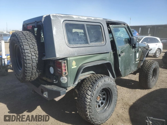2008 Jeep Wrangler Sahara with VIN 1J4FA54178L653453, listed as a Copart auction lot 45490235 with 95,250 mi miles and Salvage title. Bid and sale history available at DreamBid. Image 3.