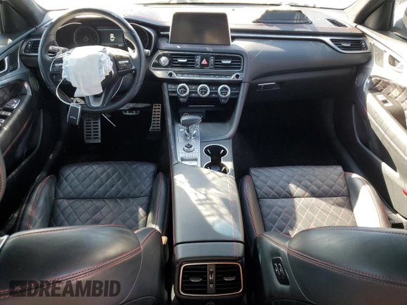 2019 Genesis G70 2.0T Advanced with VIN KMTG44LA1KU024612, listed as a Copart auction lot 60957484 with 78,019 mi miles and Salvage Title. Bid and sale history available at carsss.com. Image 8.