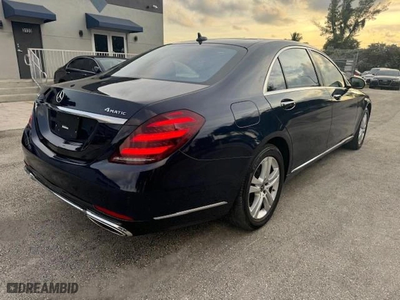 2018 Mercedes-Benz S-Class S 450 with VIN WDDUG6EBXJA419369, listed as a Copart auction lot 80801594 with 44,432 mi miles and Non Repairable. Bid and sale history available at carsss.com. Image 3.