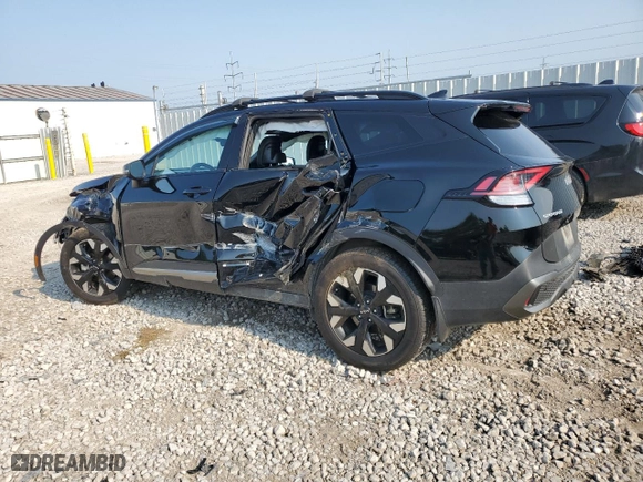 2023 Kia Sportage X-Line with VIN 5XYK6CAF6PG091758, listed as a Copart auction lot 65803514 with 52,637 mi miles and Salvage Title. Bid and sale history available at carsss.com. Image 2.