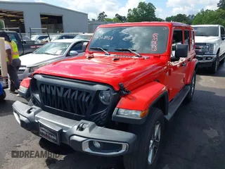 2021 Jeep Wrangler Unlimited Sahara with VIN 1C4HJXEN8MW622359, listed as a IAAI auction lot 42328958 with 100,450 mi miles and . Bid and sale history available at DreamBid. Image 17.