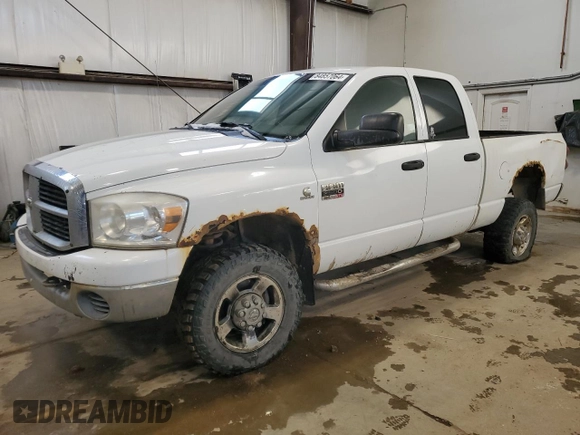 2007 Dodge Ram 2500 SLT with VIN 3D7KS28AX7G827639, listed as a Copart auction lot 84857064 with 0 mi miles and Salvage Title. Bid and sale history available at carsss.com. Image 1.