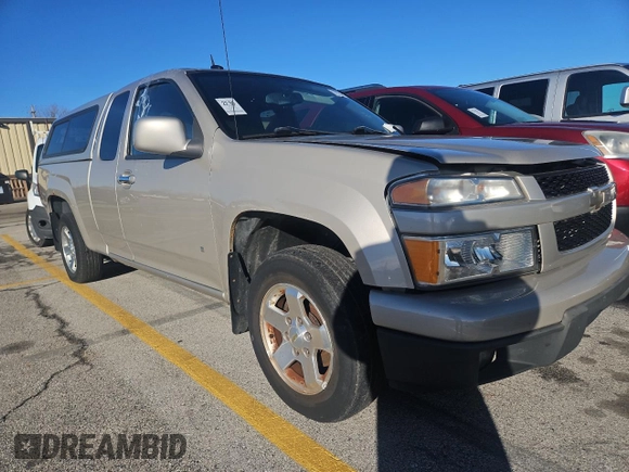2009 Chevrolet Colorado Work Truck z VIN 1GCCS19E198127785, wystawiony jako Copart lot #85679794 z przebiegiem 167 149 mil mil oraz Czysty tytuł • Clean title. Historia ofert i sprzedaży dostępna na DreamBid. Obrazek 1.