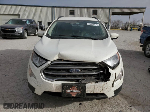 2018 Ford EcoSport SE z VIN MAJ3P1TE0JC189082, wystawiony jako Copart lot #49807575 z przebiegiem 79 865 mil mil oraz Szkoda całkowita • Salvage title. Historia ofert i sprzedaży dostępna na DreamBid. Obrazek 5.