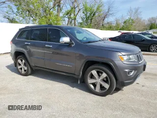2016 Jeep Grand Cherokee Limited 75th Anniversary with VIN 1C4RJFBG3GC303588, listed as a Copart auction lot 53254915 with 130,660 mi miles and Salvage Title. Bid and sale history available at DreamBid. Image 4.