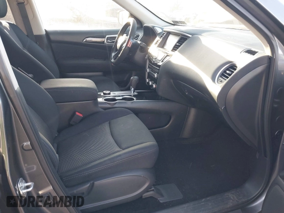 2017 Nissan Pathfinder SL with VIN 5N1DR2MM5HC909163, listed as a IAAI auction lot 41295750 with 72,617 mi miles. Bid and sale history available at carsss.com. Image 5.