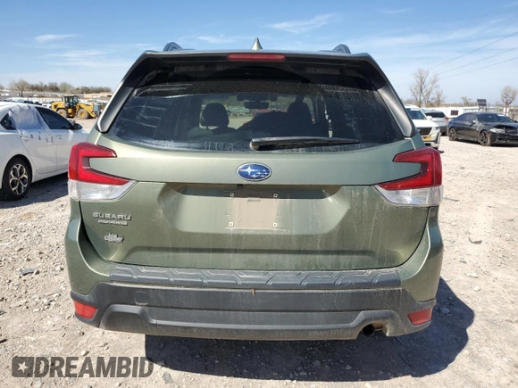 2020 Subaru Forester Premium with VIN JF2SKAGC0LH467953, listed as a Copart auction lot 49238355 with 142,052 mi miles and Salvage Title. Bid and sale history available at carsss.com. Image 6.