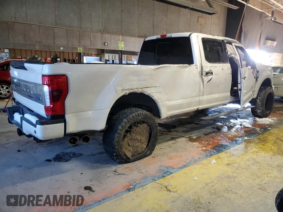 2017 Ford F-350 Platinum with VIN 1FT8W3BT1HED05807, listed as a Copart auction lot 55276665 with Not Provided miles and Clean Title. Bid and sale history available at DreamBid. Image 3.