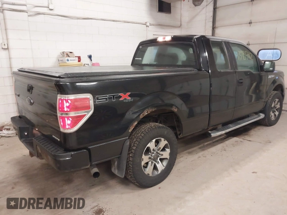 2012 Ford F-150 XL with VIN 1FTFX1EF9CFC58799, listed as a IAAI auction lot 41398542 with 161,764 mi miles. Bid and sale history available at carsss.com. Image 4.