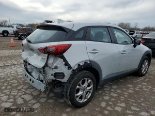 2018 Mazda CX-3 Sport with VIN JM1DKFB74J0318410, listed as a Copart auction lot 83656364 with 87,853 mi miles and Salvage Title. Bid and sale history available at carsss.com. Image 3.