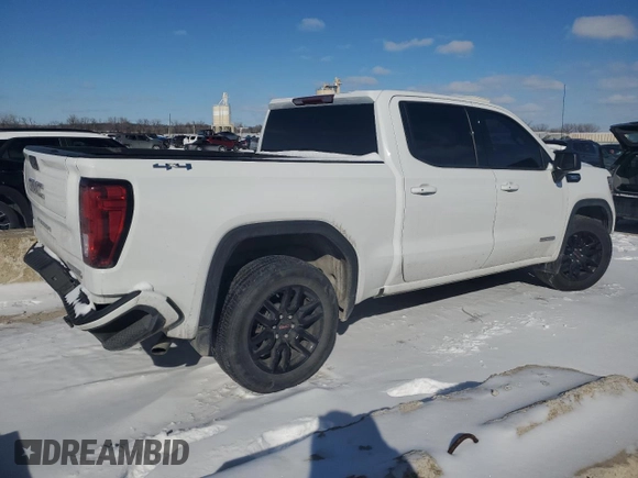 2021 GMC Sierra 1500 Elevation with VIN 3GTU9CET6MG367479, listed as a Copart auction lot 45687305 with 58,807 mi miles and Salvage Title. Bid and sale history available at DreamBid. Image 3.