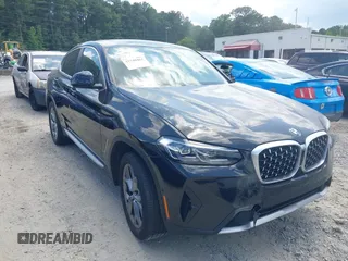 2024 BMW X4 xDrive30i with VIN 5UX33DT09R9X21142, listed as a IAAI auction lot 42749461 with Not provided miles and . Bid and sale history available at DreamBid. Image 1.