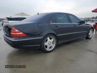 2002 Mercedes-Benz S-Class 5.0L with VIN WDBNG75J32A238335, listed as a Copart auction lot 83335234 with 123,471 mi miles and Clean Title. Bid and sale history available at carsss.com. Image 3.