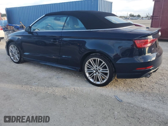 2017 Audi A3 2.0T Premium Plus with VIN WAUY8LFF6H1071831, listed as a Copart auction lot 75621344 with 21,370 mi miles and Salvage Title. Bid and sale history available at carsss.com. Image 2.