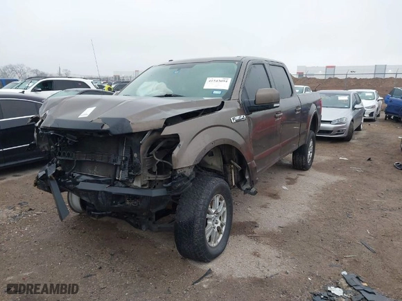 2015 Ford F-150 XLT w/HD Payload Pkg with VIN 1FTFW1EF6FFB17468, listed as a IAAI auction lot 41543094 with 208,909 mi miles. Bid and sale history available at carsss.com. Image 2.