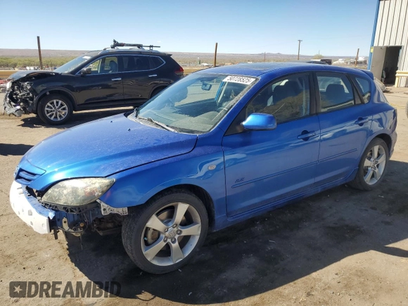 2006 Mazda 3 s with VIN JM1BK143961409601, listed as a Copart auction lot 50728525 with 162,436 mi miles and Salvage Title. Bid and sale history available at carsss.com. Image 1.