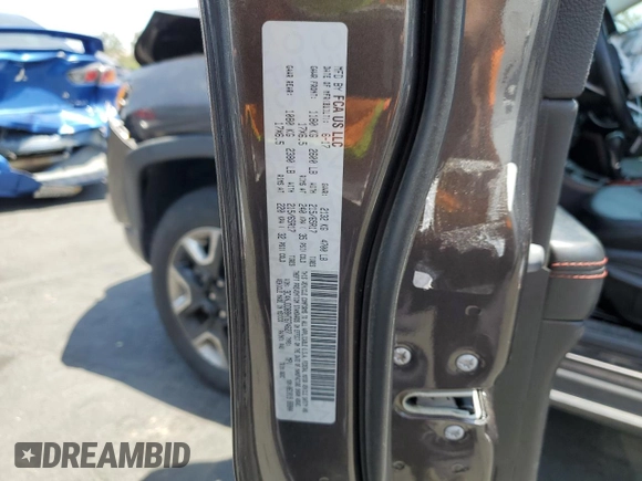 2017 Jeep Compass Trailhawk with VIN 3C4NJDDB8HT674627, listed as a Copart auction lot 59790325 with 66,349 mi miles and Salvage title. Bid and sale history available at DreamBid. Image 13.