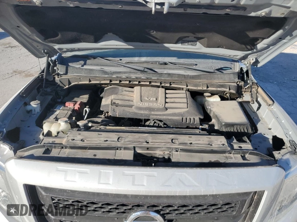 2020 Nissan Titan Platinum Reserve with VIN 1N6AA1EFXLN511854, listed as a Copart auction lot 83450044 with 75,894 mi miles and Salvage title. Bid and sale history available at DreamBid. Image 13.