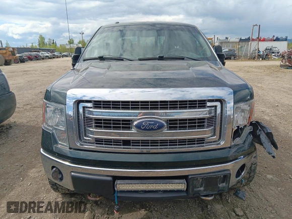 2013 Ford F-150 XL with VIN 1FTFW1ET7DKF86532, listed as a Copart auction lot 57593085 with 128,269 mi miles and Salvage title. Bid and sale history available at DreamBid. Image 5.