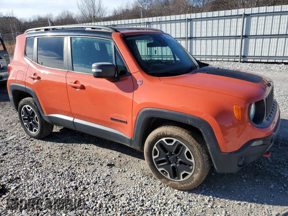 2017 Jeep Renegade Trailhawk с VIN ZACCJBCB0HPE90609, выставлен на аукционе Copart как лот 85801074 с пробегом 136 187 миль миль и Списание • Salvage title. История ставок и продаж доступна на DreamBid. Изображение 4.