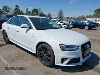 2014 Audi A4 Premium with VIN WAUBFAFL6EA056683, listed as a IAAI auction lot 41898792 with 103,313 mi miles. Bid and sale history available at carsss.com. Image 1.