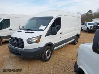 2016 Ford Transit Cargo Van with VIN 1FTYR2CGXGKA82105, listed as a IAAI auction lot 41544955 with 129,642 mi miles. Bid and sale history available at carsss.com. Image 17.