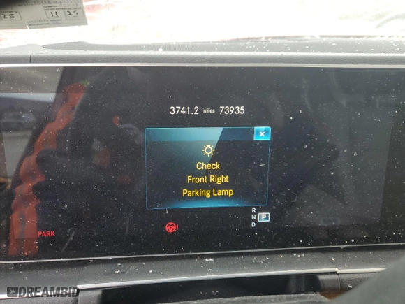 2021 Mercedes-Benz GLE with VIN 4JGFB4KB4MA406949, listed as a Copart auction lot 42021045 with 73,935 mi miles and Salvage Title. Bid and sale history available at carsss.com. Image 9.