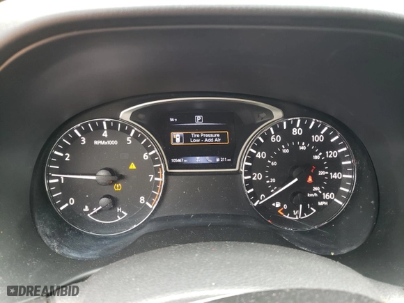 2019 Nissan Pathfinder SV with VIN 5N1DR2MN6KC599640, listed as a Copart auction lot 45449045 with 105,467 mi miles and Salvage Title. Bid and sale history available at carsss.com. Image 9.