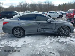 2014 Infiniti Q50 Premium with VIN JN1BV7AR8EM690406, listed as a IAAI auction lot 41525545 with 163,582 mi miles. Bid and sale history available at carsss.com. Image 13.