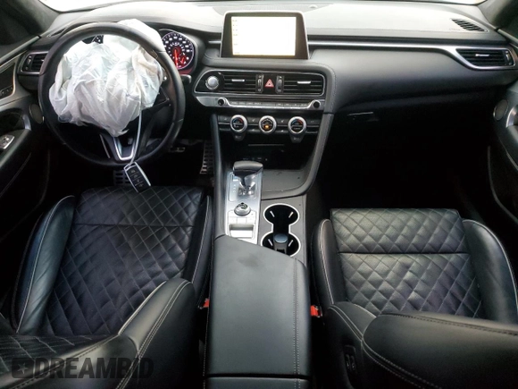2019 Genesis G70 Advanced z VIN KMTG44LA0KU020504, wystawiony jako Copart lot #83984724 z przebiegiem 54 444 mil mil oraz Szkoda całkowita • Salvage title. Historia ofert i sprzedaży dostępna na DreamBid. Obrazek 8.