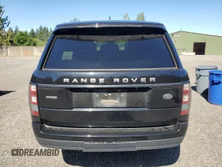 2015 Land Rover Range Rover Supercharged with VIN SALGS3TF3FA213286, listed as a Copart auction lot 63522135 with 98,511 mi miles and Salvage title. Bid and sale history available at DreamBid. Image 6.
