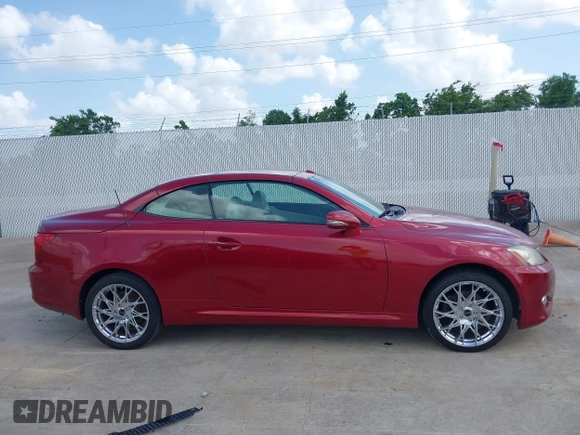 2010 Lexus IS 250 C with VIN JTHFF2C29A2503788, listed as a IAAI auction lot 42538421 with 192,209 mi miles and . Bid and sale history available at DreamBid. Image 13.