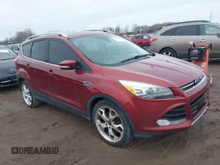 2014 Ford Escape Titanium with VIN 1FMCU0JXXEUB96456, listed as a IAAI auction lot 41700975 with 137,521 mi miles. Bid and sale history available at carsss.com. Image 1.
