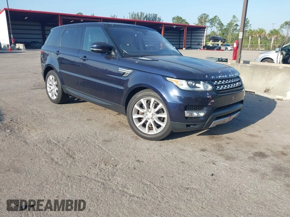 2016 Land Rover Range Rover Sport HSE with VIN SALWR2PF5GA589727, listed as a IAAI auction lot 42075143 with 68,993 mi miles and . Bid and sale history available at DreamBid. Image 1.