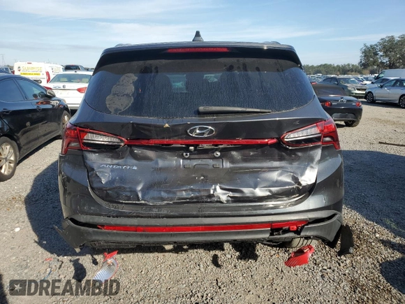 2023 Hyundai Santa Fe SE with VIN 5NMS14AJ3PH609985, listed as a Copart auction lot 42910705 with 35,124 mi miles and Non Repairable. Bid and sale history available at carsss.com. Image 6.