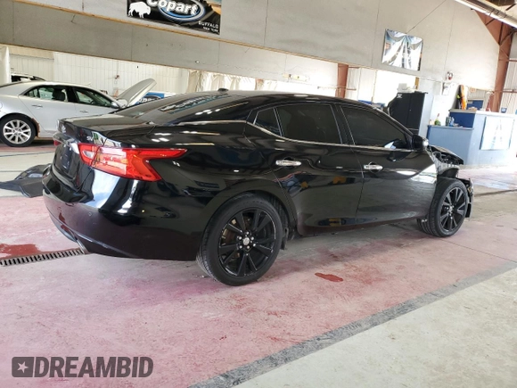 2018 Nissan Maxima SV with VIN 1N4AA6AP3JC380568, listed as a Copart auction lot 58955605 with 129,804 mi miles and Salvage title. Bid and sale history available at DreamBid. Image 3.